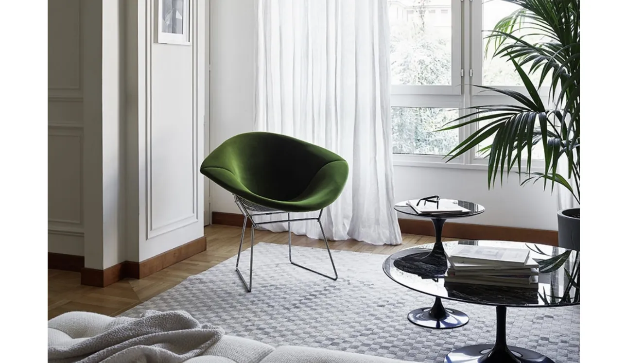 Poltroncina Bertoia Diamond Chair di Knoll