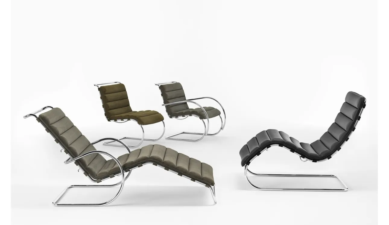 Poltroncina MR Chaise Lounge di Knoll