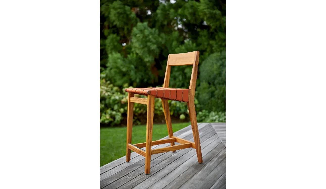 Sgabello Risom Barstool di Knoll